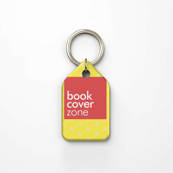 Keychain Mockup on White Background