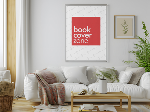 Large Glass Art Frame Mockup