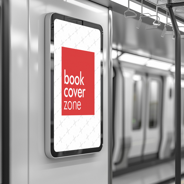 Metro Rail Digital Display Signage Mockup