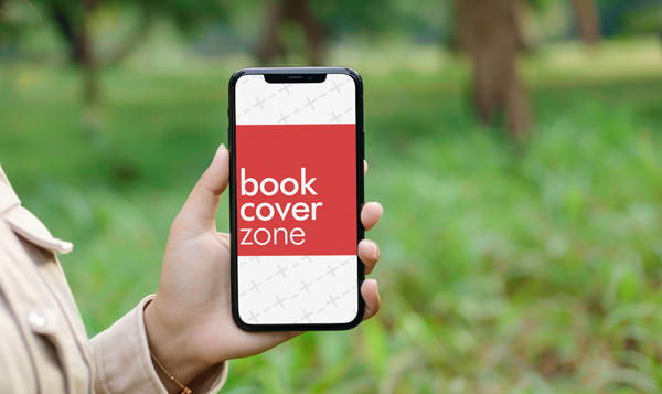 Mobile Screen Mockup Held by Woman