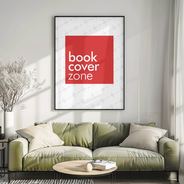 Modern Living Room Interior Frame Mockup