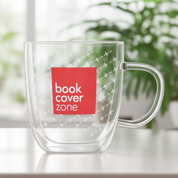 Modern Water Glass Logo Mockup