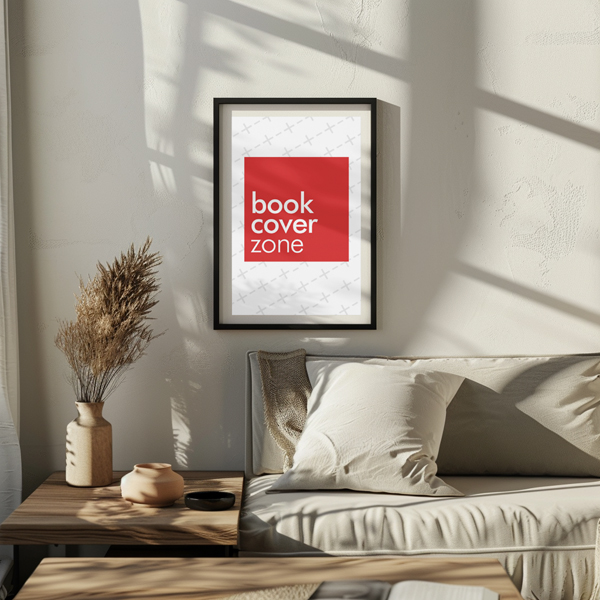 Modern Home Interior Painting and Photography Frame Mockup