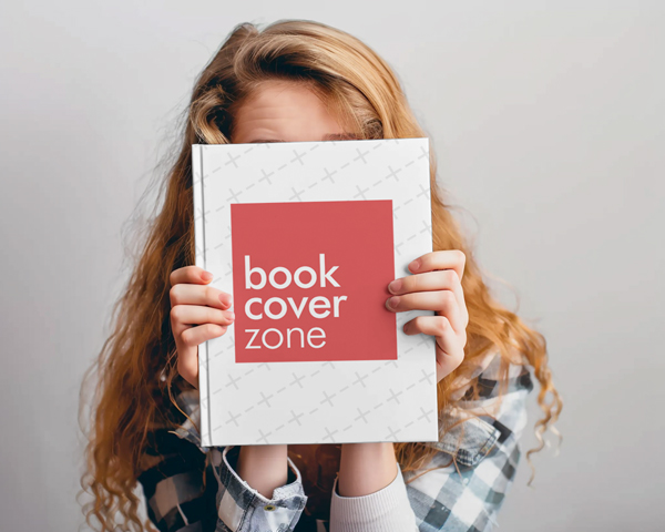 Paper Sign Mockup Held by Teen Girl