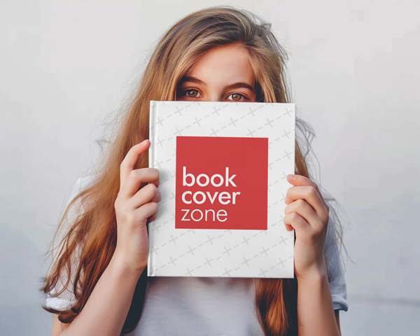 Paper Sign Mockup Held by Teen Girl