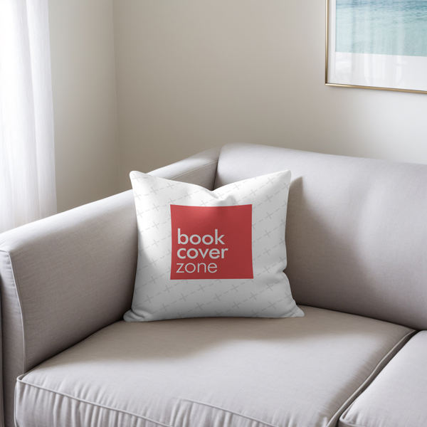Pillow Mockup Generator on Large Sofa