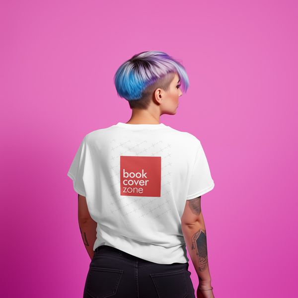 Rear Angle Display of Soccer Jersey Set with Woman Athlete