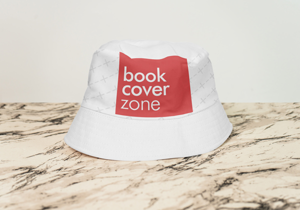 Round Cap Mockup Generator on Marble Table Top