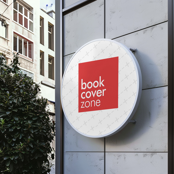 Round Signage Mockup for Large Buildings and Apartments