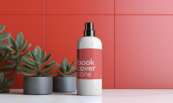 Colorful Shampoo Bottle Mockup