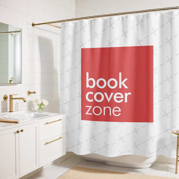 Lavish Mansion Shower Curtain Mockup Generator