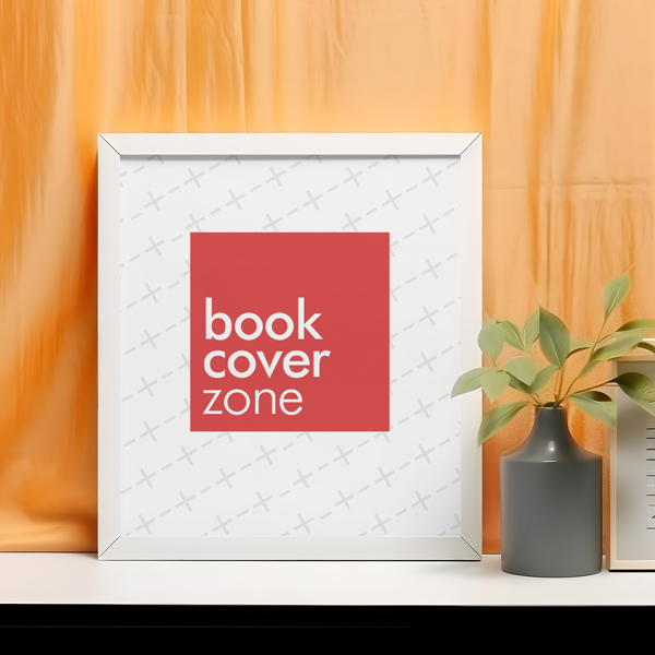 Small Square Poster Art Frame Mockup