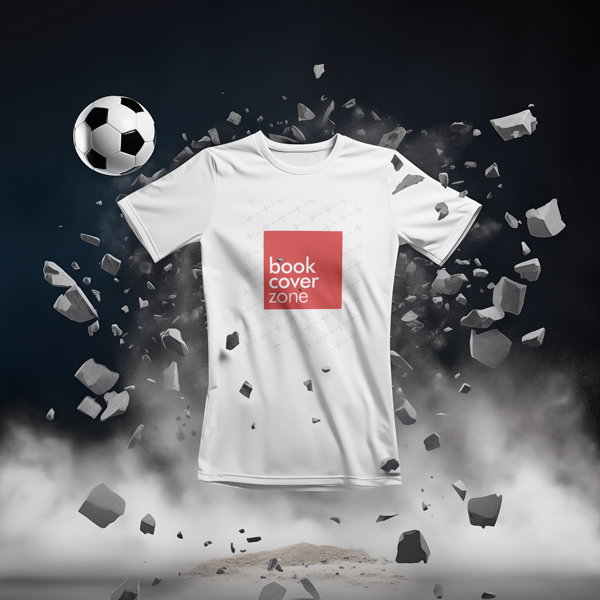 Soccer Jersey Mockup with Explosive Background