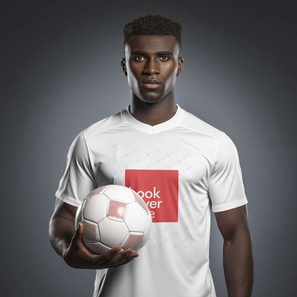 Soccer Player Jersey Kit Mockup