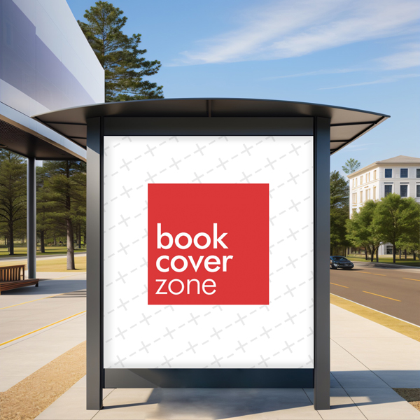 Square Billboard Mockup in Urban Setting