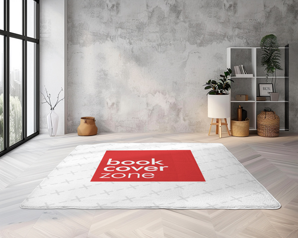 Square-Sized Rug Mockup