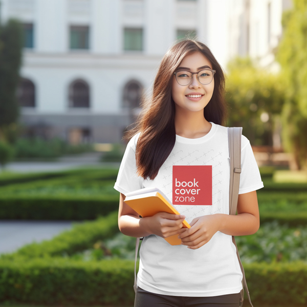 Female Student T-Shirt Mockup