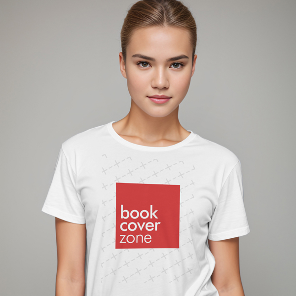 Teen Model Round Collar T-Shirt Mockup