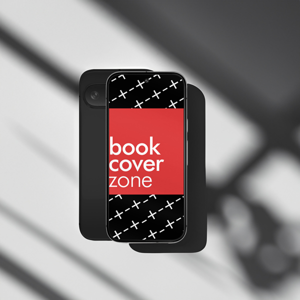 Top View Black Google Pixel 9 Phone Mockup