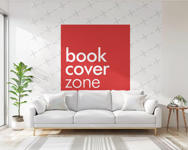 Trendy Living Room Wall Design Mockup