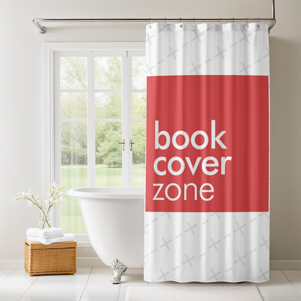 Upscale Resort Bathroom Shower Curtain Mockup Generator