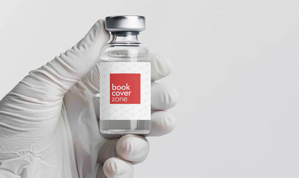 Vaccine and Medicine Vial Label Mockup