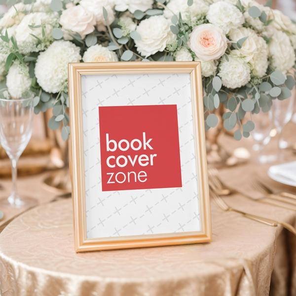 Elegant Wedding Food Menu Mockup