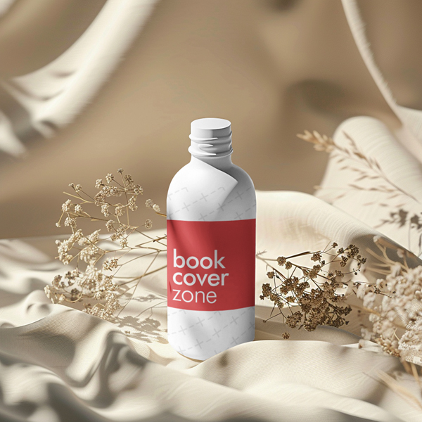 White Plastic Bottle Container Mockup