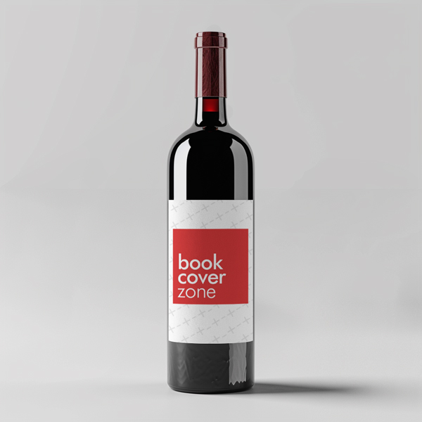 Wine Bottle Paper Label Mockup