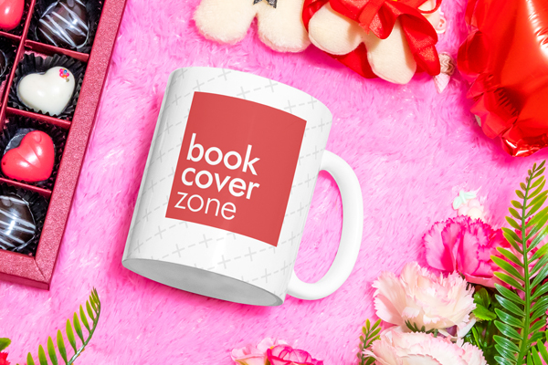 Mockup of a Mug on Pink Carpet