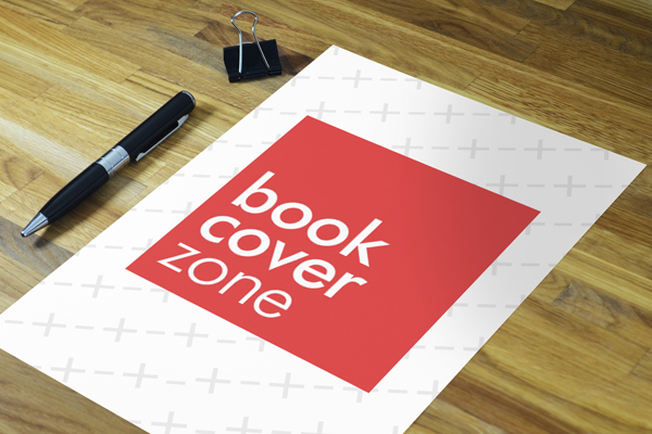 A4 Paper Flyer Mockup on Wood Desk