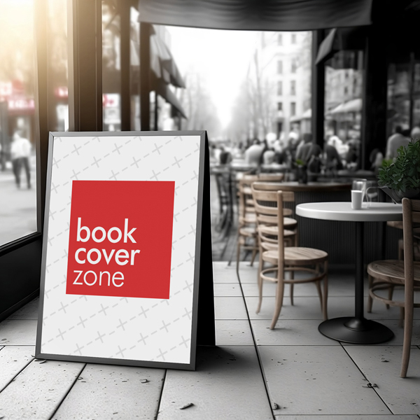 Blank Poster Mockup in a Cafe
