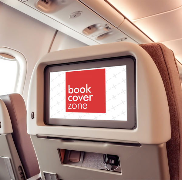 Airplane Headrest TV Mockup