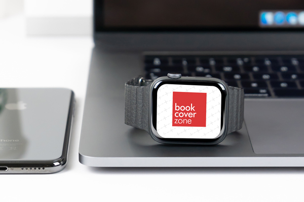 Apple Watch Mockup on MacBook Keyboard