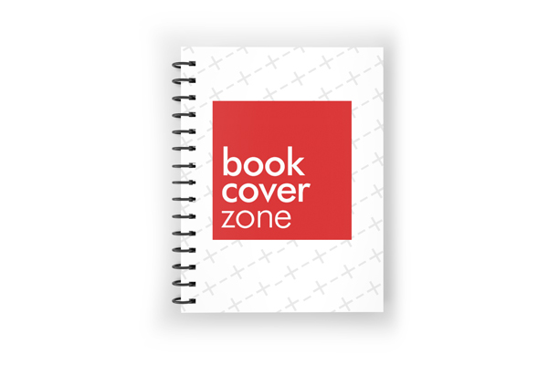 Binded Bound Spiral Portrait Book Cover Mockup
