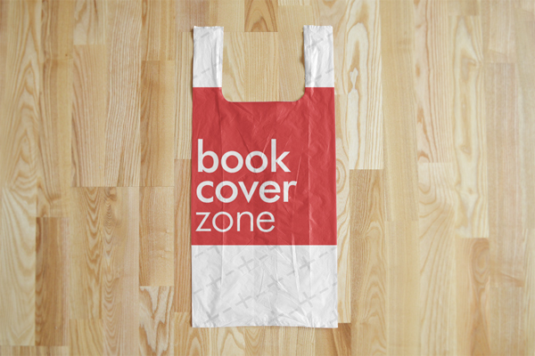 Blank Plastic Shopping Bag Mockup