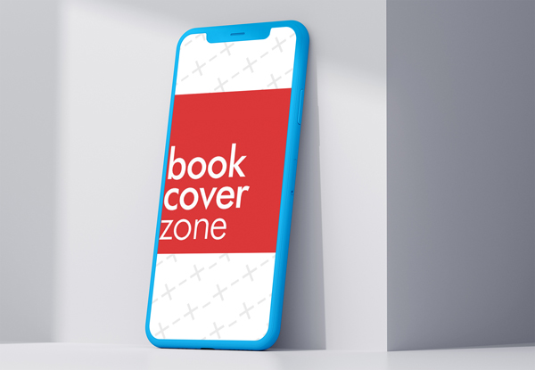 Blue iPhone XS 3D App Screen Mockup
