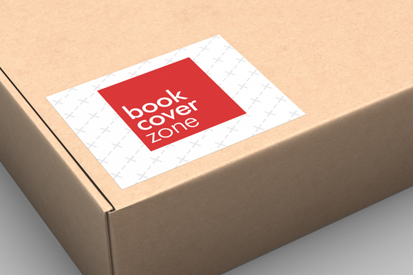 Cardboard Box Label Mockup