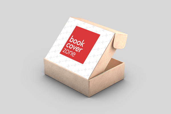 Open Cardboard Box Mockup