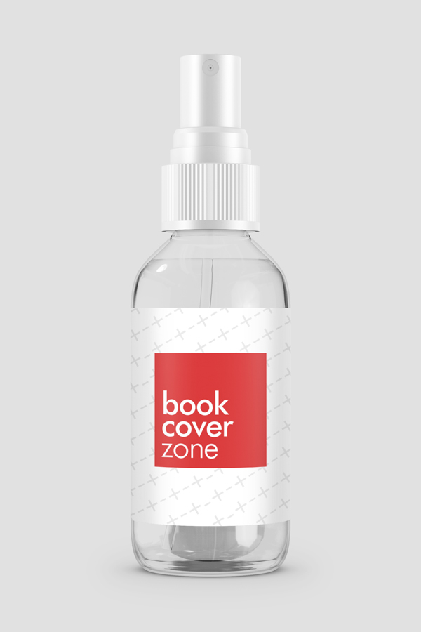 Clear Glass Spray Bottle Mockup