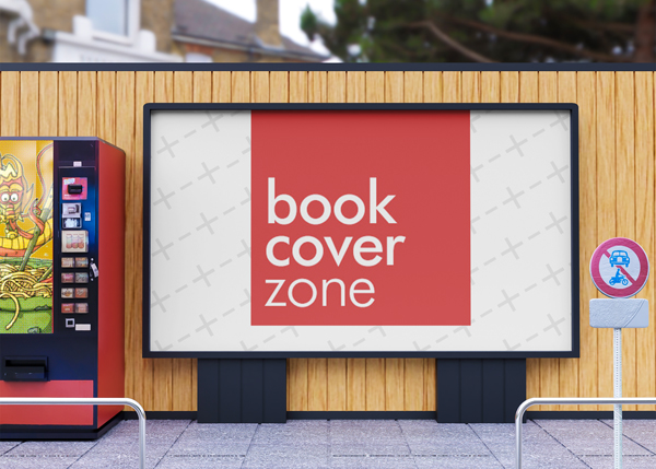 Close-Up Rectangle Road Sign Mockup