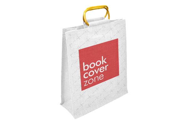 Cloth Bag Shopping Basket with Wood Handle