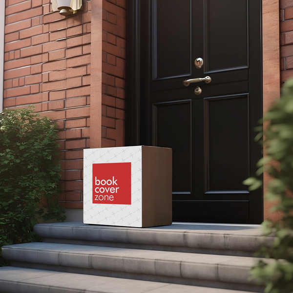 Delivery Package Mockup on Doorstep