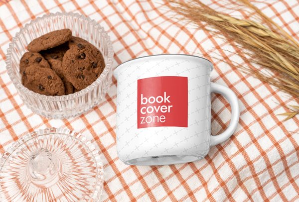 Enamel Mug on Kitchen Table