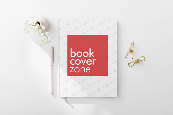 Flatlay Mockup of Notebook on Desk