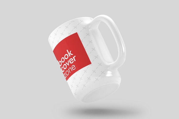 Floating Ceramic Mug 15oz Mockup