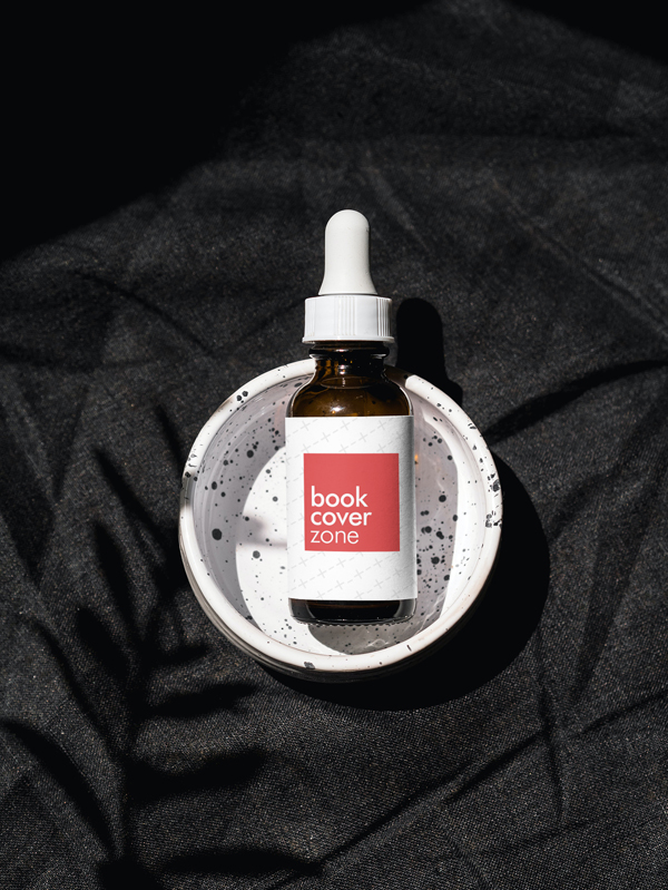 Glass Dropper Bottle Mockup