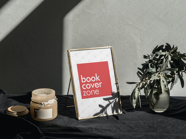 Golden Picture Frame Mockup