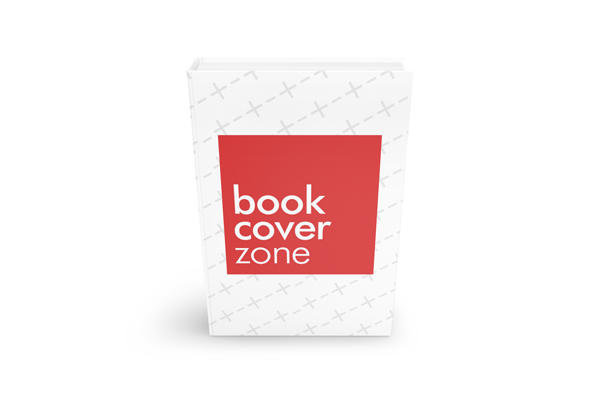 3D Angled View of Hardcover Book Mockup