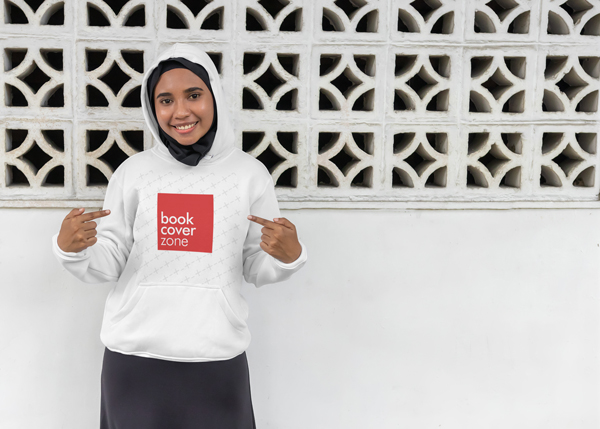 Hoodie Mockup with Smiling Woman